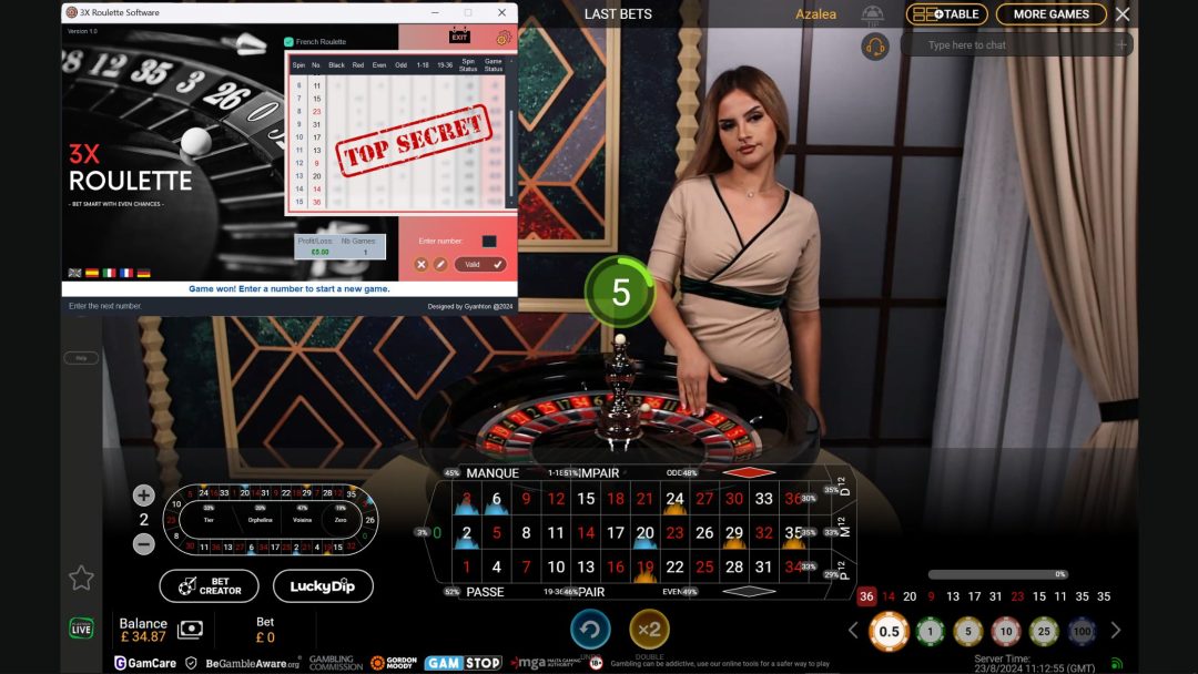 rouletting betting software