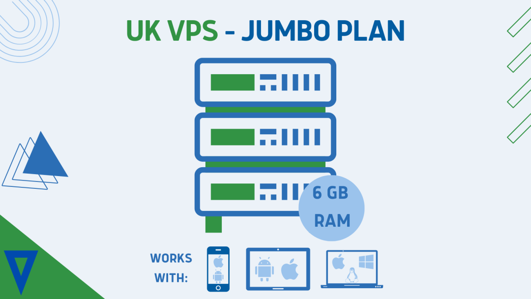 UK VPS Jumbo Plan - 6 GB