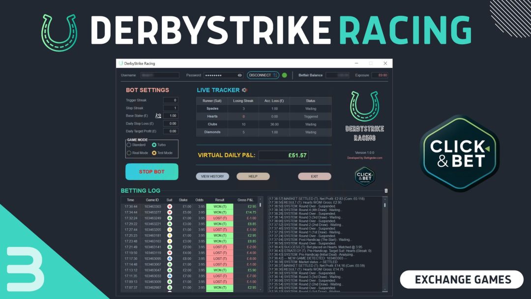 DERBYSTRIKE RACING Software