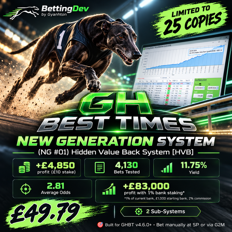 GH Best Times New Generation System NG #01 Hidden Value Back System HVB